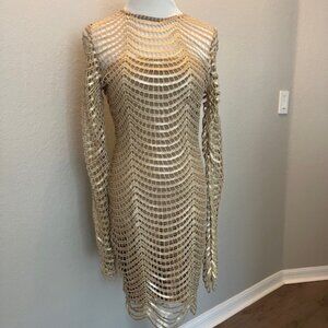 Sky Gold Cocktail Dress